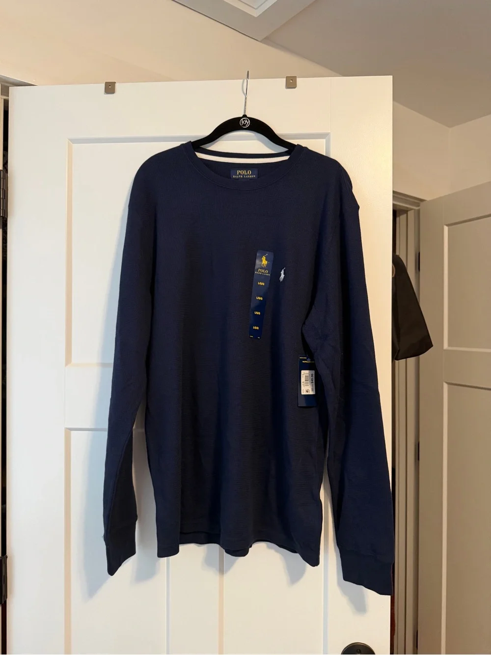 Polo by Ralph Lauren Long Sleeve Henley in Navy Blue